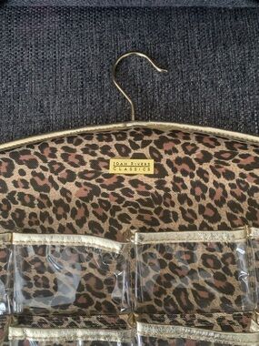 Joan Rivers Leopard Print Jewelry Organizer with Gold Accent